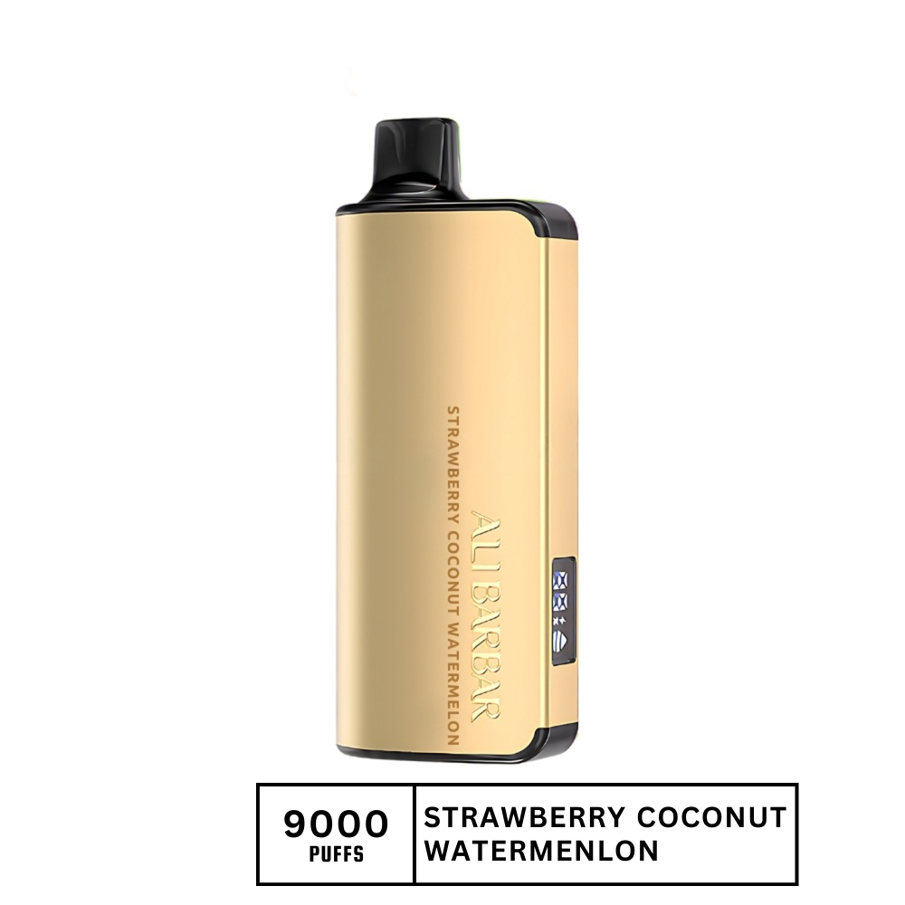 ALIBARBAR INGOT 9000 Puffs Strawberry Coconut Watermelon