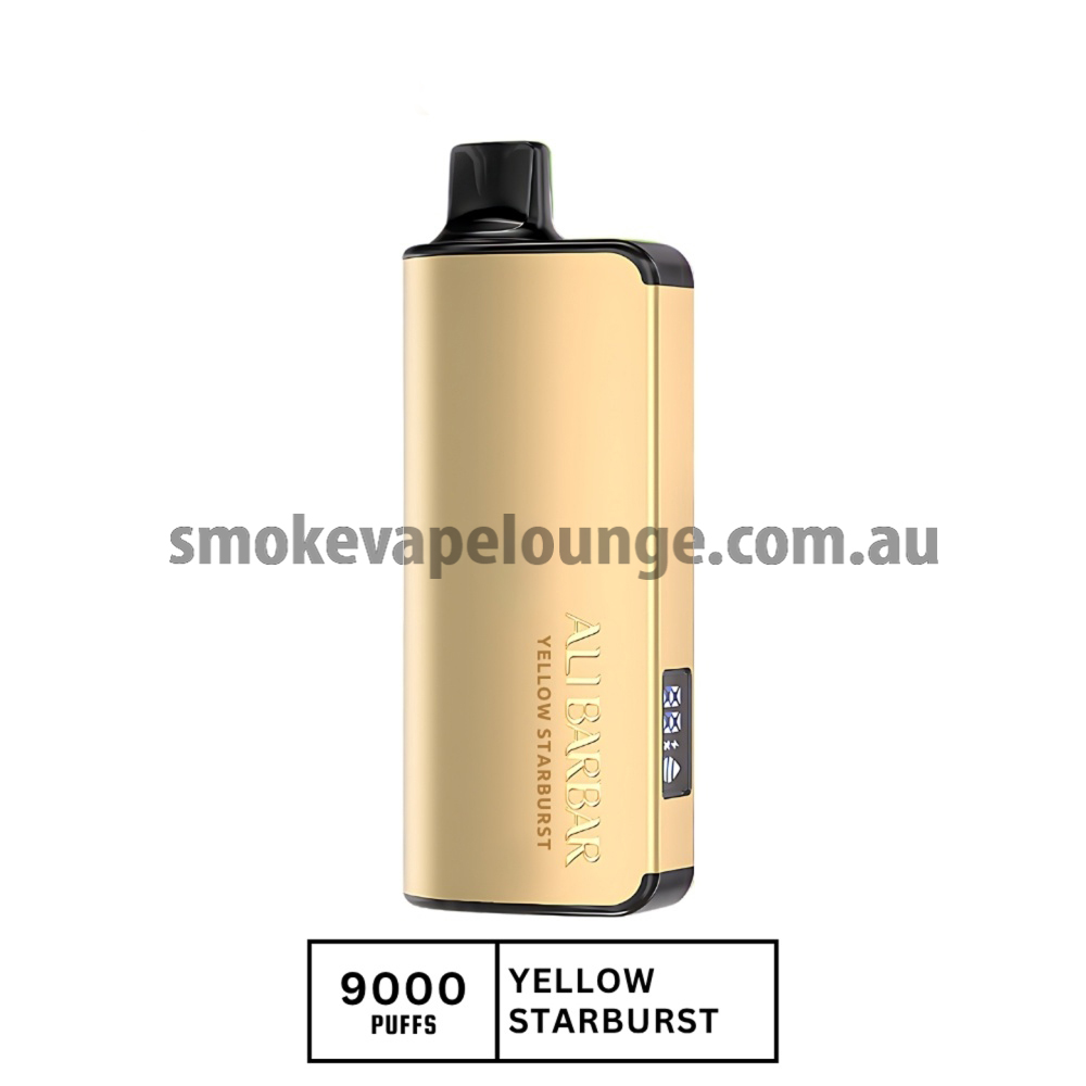 ALIBARBAR INGOT 9000 Puffs Yellow Starburst