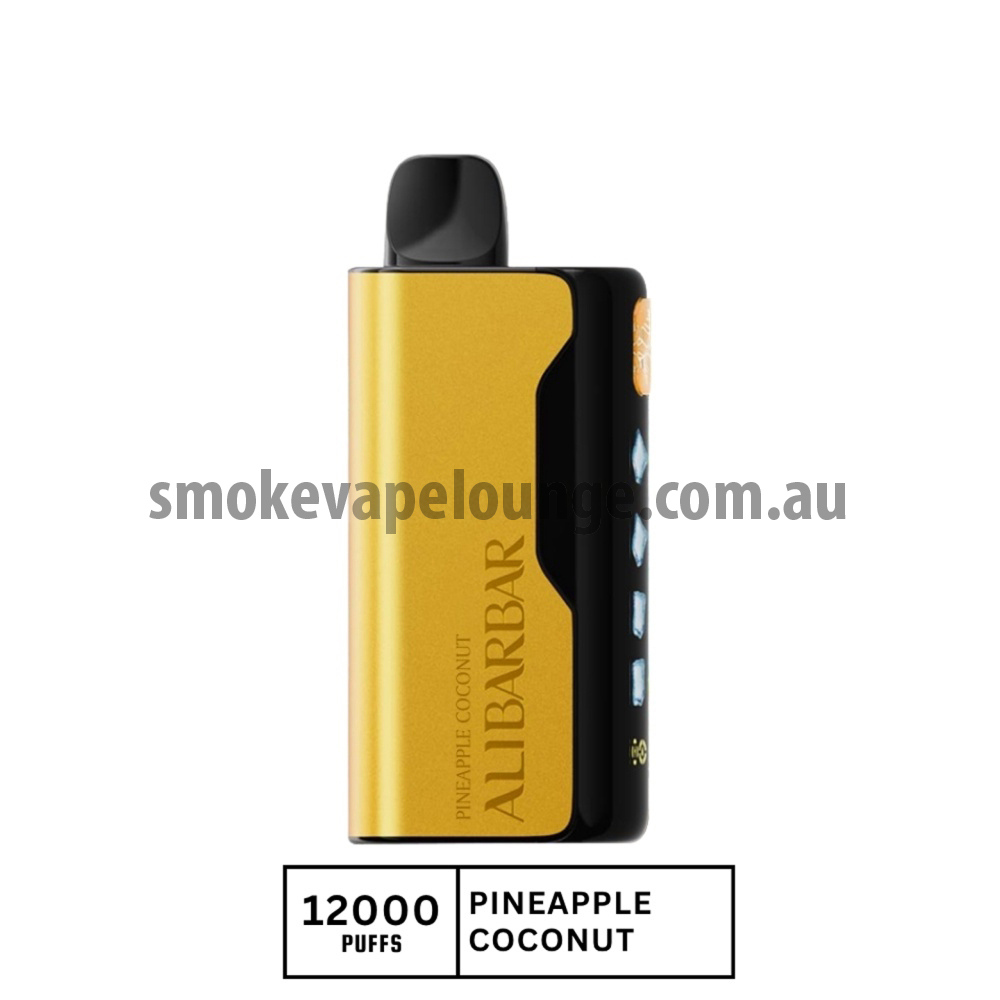 ALIBARBAR Ice Adjust 12000 Puffs Pineapple Coconut