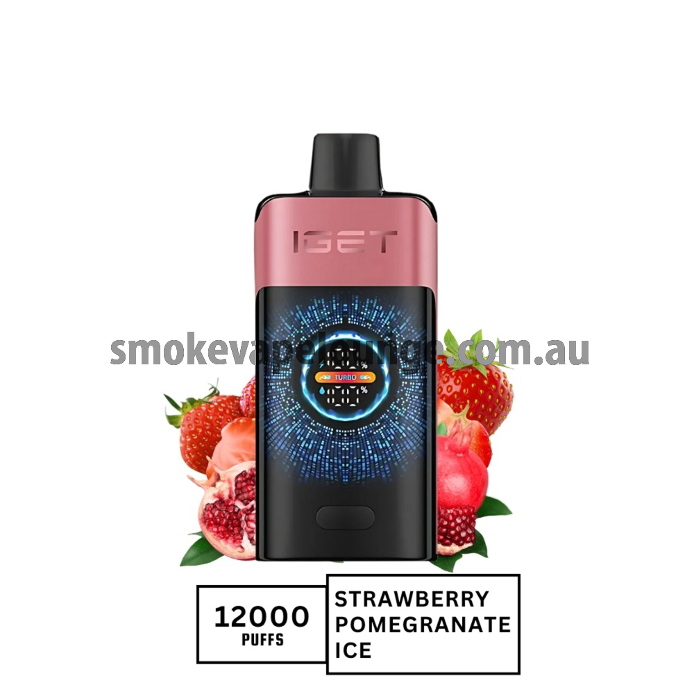 Iget One 12000 Puffs Strawberry Pomegranate Ice