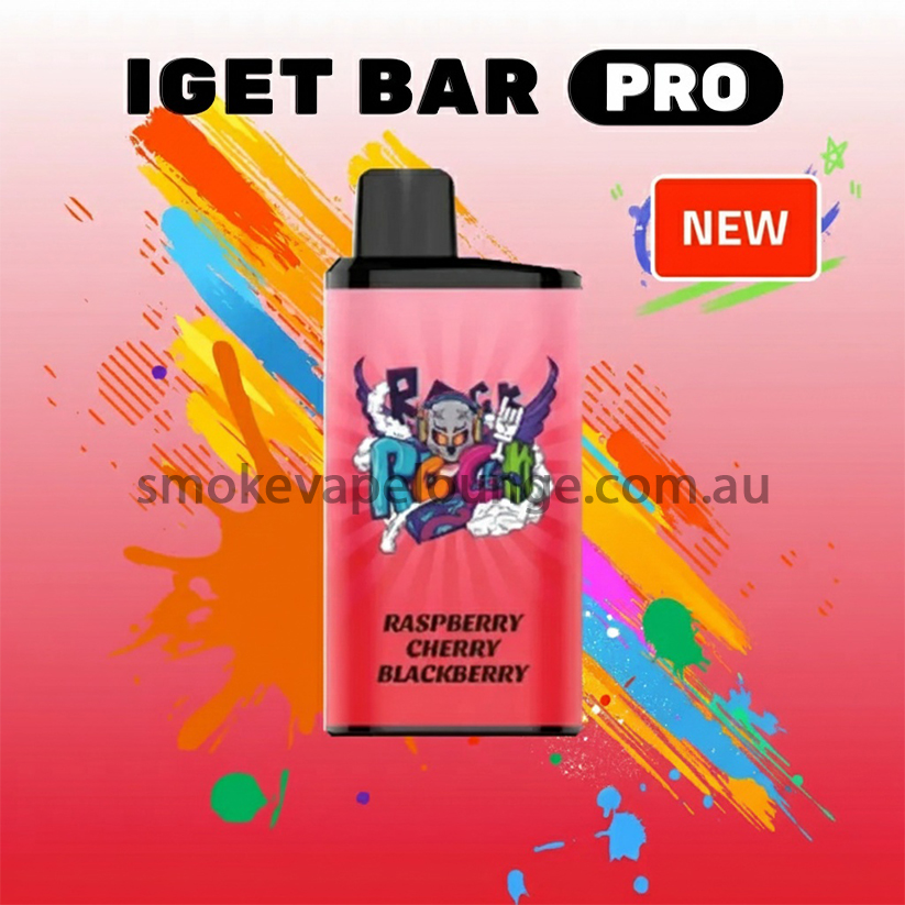 IGET Bar Pro 10000 Puffs Raspberry Cherry Blackberry