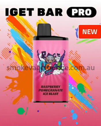Rashberry pomegrante ice blast Iget Bar Pro