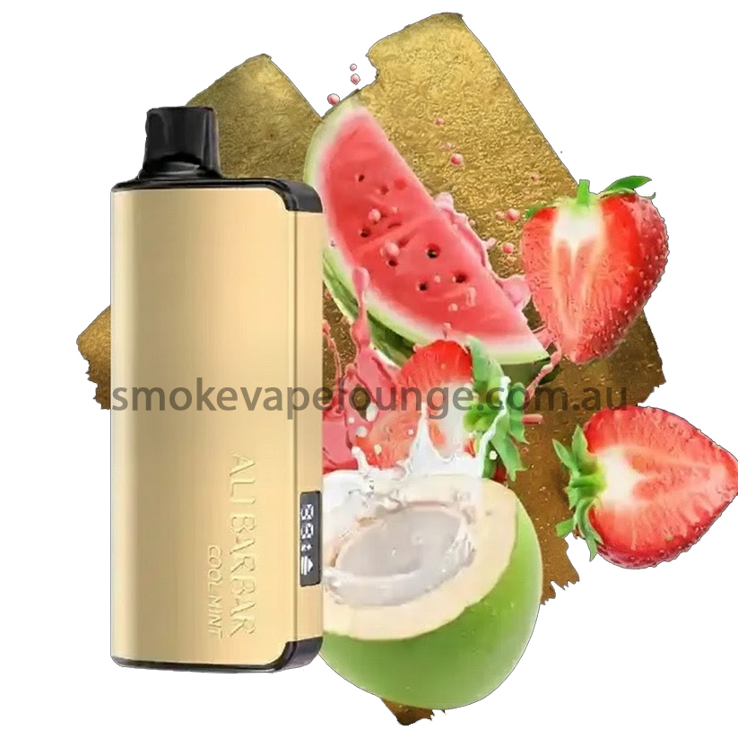 ALIBARBAR INGOT 9000 Puffs Strawberry Coconut Watermelon