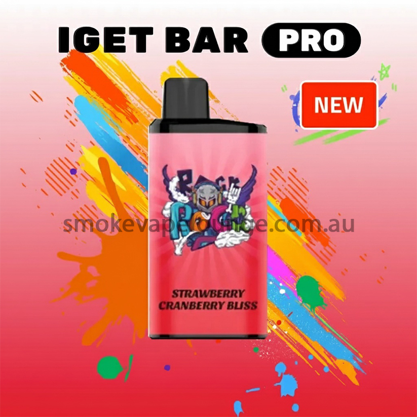 IGET Bar Pro 10000 Puffs Strawberry Cranberry Bliss